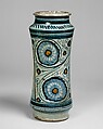 Apothecary jar (albarello), Maiolica (tin-glazed earthenware), Italian, Naples