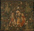 The Falcon Hunt, Wool, and silk in slit tapestry weave with some non-horizontal or eccentric wefts., Southern Netherlands