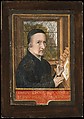 Self-portrait, Simon Bening (Netherlandish, Ghent (?) 1483/84–1561 Bruges), Tempera and gold leaf on parchment