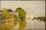 Houses on the Achterzaan, Claude Monet (French, Paris 1840–1926 Giverny), Oil on canvas