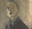 Unfinished Self-Portrait (verso of "Factory Girls on the Way to Work"), Helene Schjerfbeck Finnish, Oil on canvas