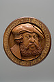 Elector Friedrich the Wise of Saxony; Cover with a Centaur, Meister der Dosenköpke (Master of the Capsule Portraits) (German, 16th century), Wood, pearwood; canister bottom: walnut, partially painted