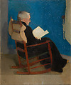 My Mother (Mother Reading), Helene Schjerfbeck  Finnish, Oil on canvas