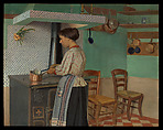 The Cook (La cuisinière), Félix Vallotton (Swiss, Lausanne 1865–1925 Paris), Oil on wood panel