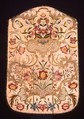 Chasuble, Silk; metal; linen, Italian