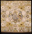 Antependium, Silk; metal; linen, Spanish or Portuguese