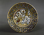 Dish (piatto), Maiolica (tin-glazed earthenware), Italian, Deruta