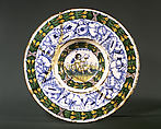 Plate (tondino), Maiolica (tin-glazed earthenware), Italian, probably Faenza