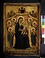 Madonna and Child with Nine Angels, Segna di Buonaventura (Italian, active Siena by 1298–died 1326/31), Tempera on panel