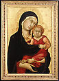 Madonna and Child, Simone Martini (Italian, Siena, active by 1315–died 1344 Avignon), Tempera on wood, gold ground