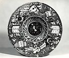 Plate (tondino), Maestro Giorgio Andreoli  Italian, Maiolica (tin-glazed earthenware)