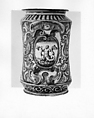 Apothecary jar (albarello), Maiolica (tin-glazed earthenware), Italian