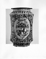Apothecary jar (albarello), Maiolica (tin-glazed earthenware), Italian