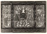Triptych: The Last Judgment, Master of the Orléans Triptych (French, active late 15th–early 16th century), Painted enamels on copper, partly gilded., French