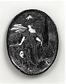 Minerva, probably Jean Limosin (French, Limoges ca. 1580– 1646), Painted enamel on copper, partly gilt.