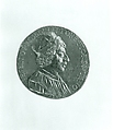 Medal: Bust of Pesello Peselli, Bronze (Copper alloy with dark brown
patina)., Italian, Florence