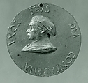 Portrait medal of Niccolò Michiel (obverse); Alidea Contarini (reverse), Fra Antonio da Brescia (active ca. 1485–1525), Gilt bronze, Italian, Venice