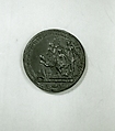 Medal:  Tiberio Deciano, Giovanni del Cavino (Italian, Padua 1500–1570 Padua), Bronze (copper alloy with warm brown
patina).