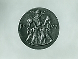 Medal:  Federigo da Montefeltro, Follower of Filarete (Antonio di Pietro Averlino) (Italian, Florence ca. 1400–ca. 1469 Rome), Bronze (Copper alloy with brown to green patina with traces of black wax).