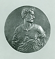 Medal:  Self-portrait, Alfonso Ruspagiari (Italian, Reggio Emilia 1521–1576 Reggio Emilia), Bronze (Copper alloy with chocolate
brown patina).