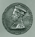 Medal:  Presciano de Ferrara, Savelli Sperandio (Italian, Mantua 1425?–?1504 Venice), Bronze (copper alloy with reddish brown patina under a worn layer of black wax or lacquer).