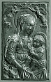Virgin and Child, Antonio Rossellino Italian, Copper alloy with warm brown natural patina; hollow reverse.