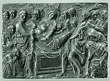 Entombment, Andrea Briosco, called Riccio Italian, Copper alloy with a warm, reddish brown patina.