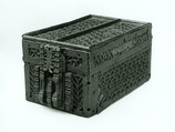 Coffret a mailles, Wood, wrought iron, French