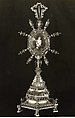 Reliquary(?), probably Spanish (late 19th century, perhaps with earlier elements), Gold, enamels, and rock crystal., probably Spanish