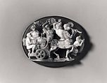 Cameo with the Triumph of Bacchus, Onyx, probably Austrian or Italian