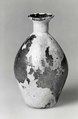 Jar, Apparently colorless glass with a very pale green or yellowish green tint. Blown, the rim finished at the furnace., Roman