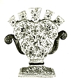 Tulip Vase, Tin-glazed earthenware, Dutch (Delft)