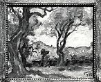 View of Cagnes, Georges d&#39;Espagnat (French, 1870–1950), Oil on cradled canvas, mounted on wood