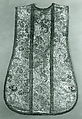 Chasuble, Silk; metal; cotton; hemp, Italian