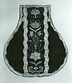 Chasuble Front, Silk; metal; paper; linen, Italian