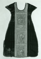 Chasuble Front with Orphreys, Silk; metal; linen, Spanish