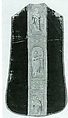 Chasuble with Orphreys, Silk; metal; linen, Spanish