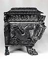 Cassone, Walnut, carved and partially gilded., Italian (Tuscany or Rome?)