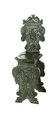 Side chair (Sgabello, pair with 1975.1.1989), Walnut, carved., Italian, Rome or Florence