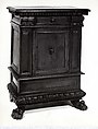 Cabinet (credenza), Walnut, oak., Italian
