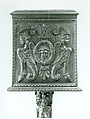 Lectern (with revised old parts), Walnut, carved, iron., French (?)