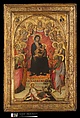 Engaged cassetta frame, Poplar. Gilt; red-orange bole. Sight edge: linen extended over moldings., Sienese