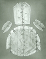 Part of a dress and twenty-five fragments, Silk, French