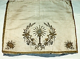 Chalice Veil, silk; metal, French (?)