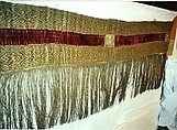 Border, silk; metal; linen., unknown