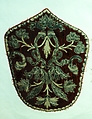 Pocket, silk; metal, Italian or Spanish