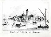 The Church and Convent of San Mattia di Murano, Giacomo Guardi (Italian, Venice (?) 1764–1835 Venice (?)), Pen and brown ink, gray wash