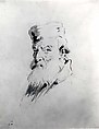 Bearded Man Wearing a Cap, Giovanni Battista Tiepolo (Italian, Venice 1696–1770 Madrid), Pen and brown ink, brown wash