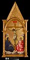 Tabernacle frame, Spruce. Gilt; orange bole. , Florentine