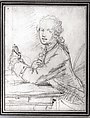 Portraits of a Young Man, Augustin de Saint-Aubin (French, Paris 1736–1807 Paris), Black chalk